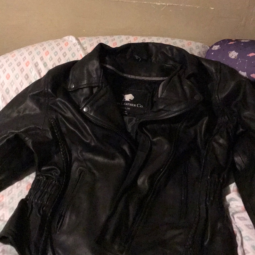 Leather jacket